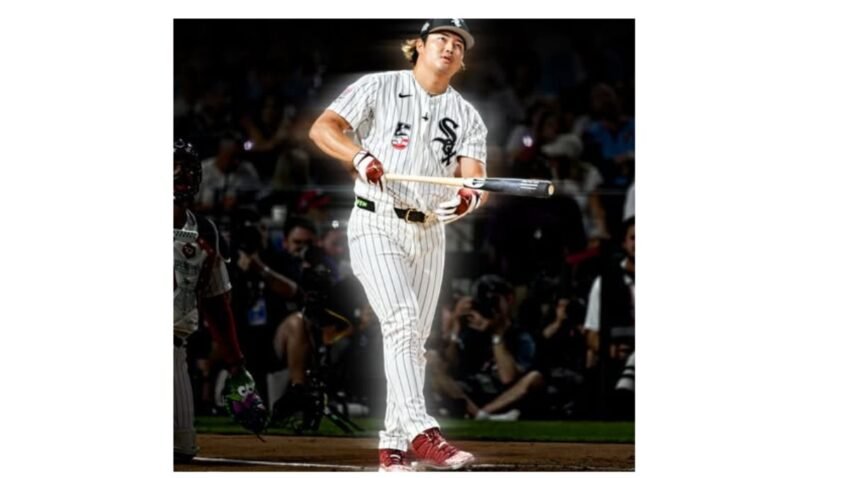 Facing veteran pitcher Kevin Gausman, Murakami worked the count full before launching a 406‑foot opposite‑field home run.