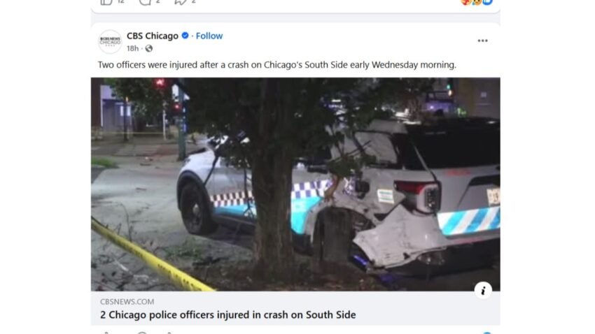 According to police reports, the crash happened around 3:14 AM in the 11900 block of South State Street.